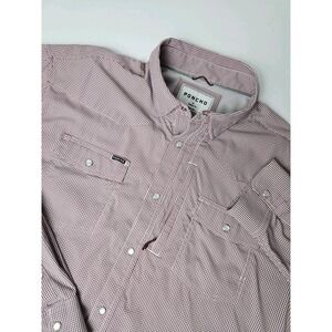 Poncho Men's The Good Bull Westwrn Long Sleeve Pearl Snap Regular Fit Shirt XL